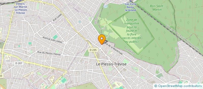 localisation de l'entreprise MONSIEUR PATRICK ROSNEL à LE PLESSIS-TREVISE