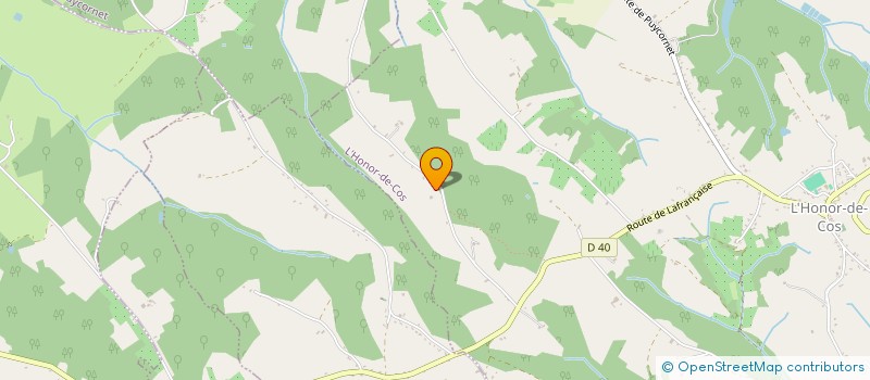 localisation de l'entreprise MONSIEUR PATRICK ROSSETTI  L'HONOR-DE-COS