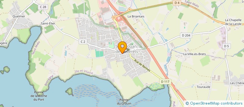 localisation de l'entreprise MONSIEUR PATRICK ROUAULT  SAINT-JOUAN-DES-GUERETS