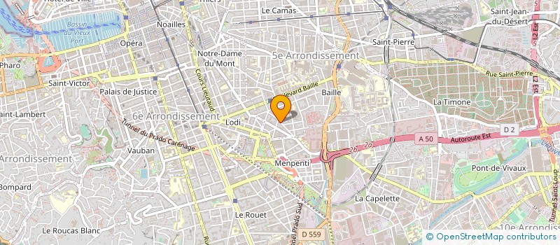 localisation de l'entreprise MONSIEUR PATRICK ROUBY à MARSEILLE