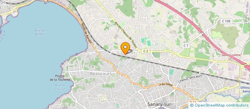 localisation de l'entreprise MONSIEUR PATRICK ROUCH  SANARY-SUR-MER