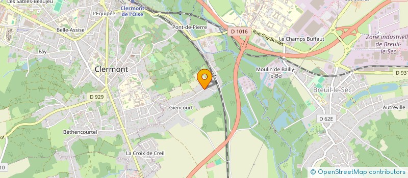 localisation de l'entreprise MONSIEUR PATRICK ROUILLE  BREUIL-LE-VERT