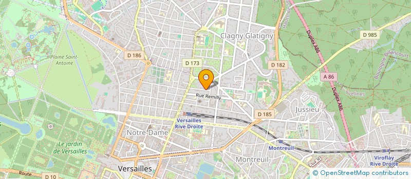 localisation de l'entreprise MONSIEUR PATRICK ROUMANE à VERSAILLES