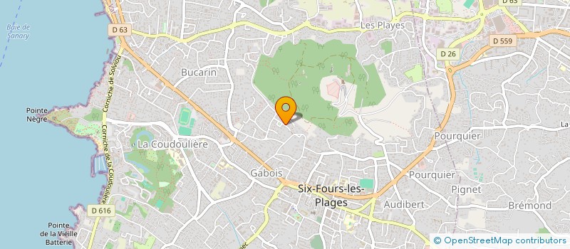 localisation de l'entreprise MONSIEUR PATRICK ROUMEAS à SIX-FOURS-LES-PLAGES