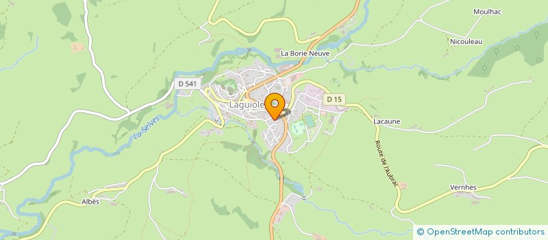 localisation de l'entreprise MONSIEUR PATRICK ROUQUET  ARGENCES EN AUBRAC