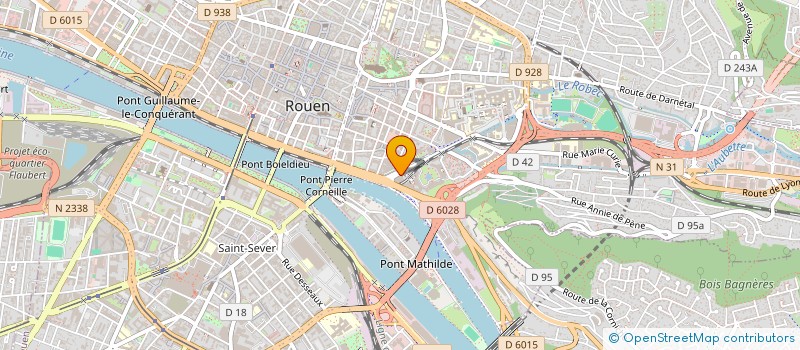 localisation de l'entreprise MONSIEUR PATRICK ROURE à ROUEN