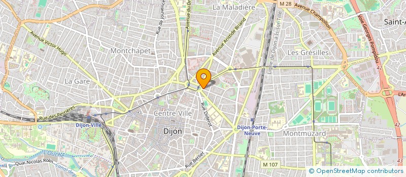 localisation de l'entreprise MONSIEUR PATRICK ROUSSEAU à DIJON