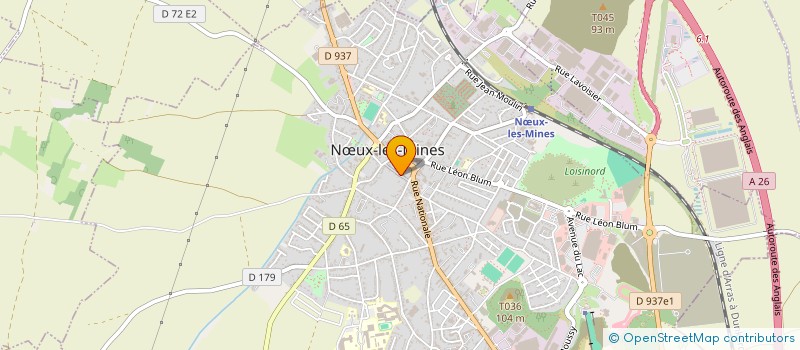 localisation de l'entreprise MONSIEUR PATRICK ROUSSEL à NŒUX-LES-MINES