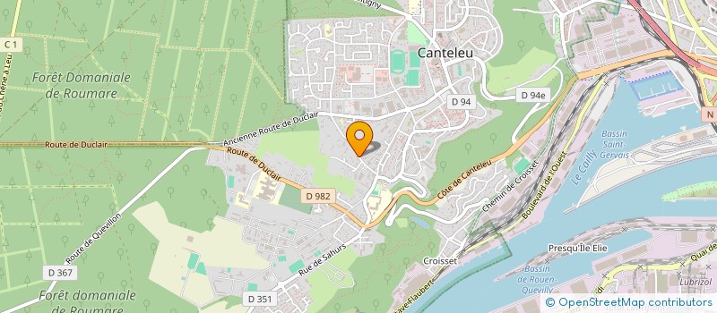 localisation de l'entreprise MONSIEUR PATRICK ROUSSELIN  CANTELEU