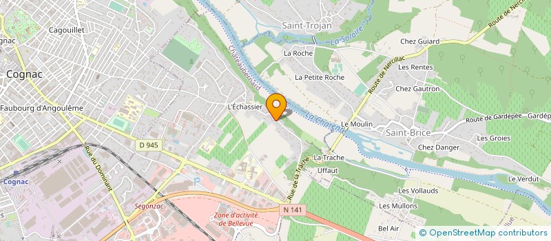 localisation de l'entreprise MONSIEUR PATRICK ROUX à CHATEAUBERNARD