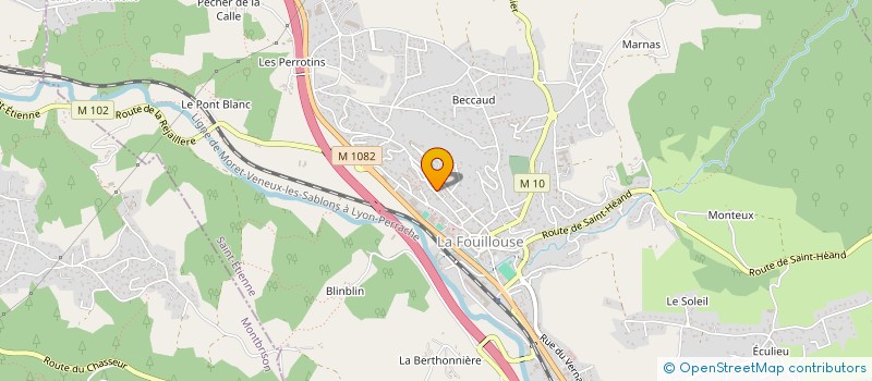localisation de l'entreprise MONSIEUR PATRICK ROUX à LA FOUILLOUSE