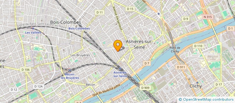 localisation de l'entreprise MONSIEUR PATRICK ROUX  ASNIERES-SUR-SEINE
