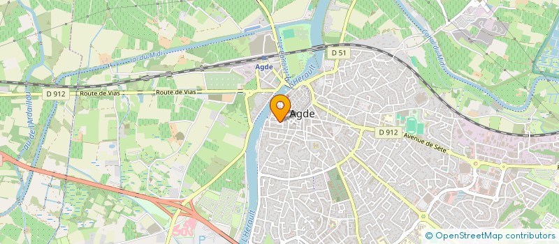 localisation de l'entreprise MONSIEUR PATRICK ROUX à AGDE