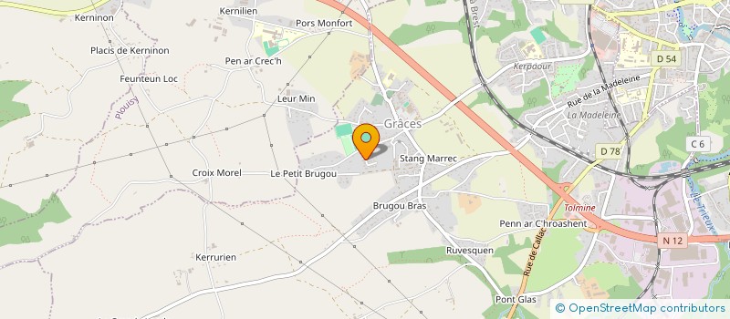 localisation de l'entreprise MONSIEUR PATRICK ROUXEL  PLURIEN