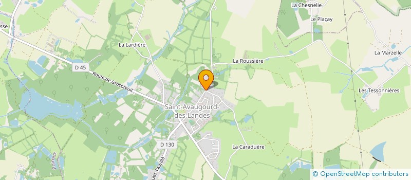 localisation de l'entreprise MONSIEUR PATRICK ROY à SAINT-AVAUGOURD-DES-LANDES