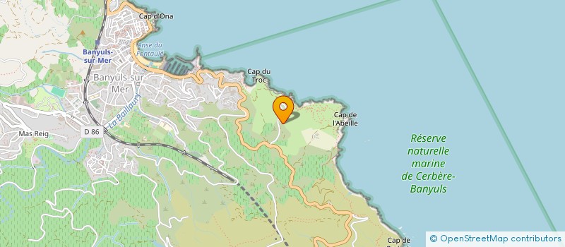 localisation de l'entreprise MONSIEUR PATRICK RUAS  BANYULS-SUR-MER