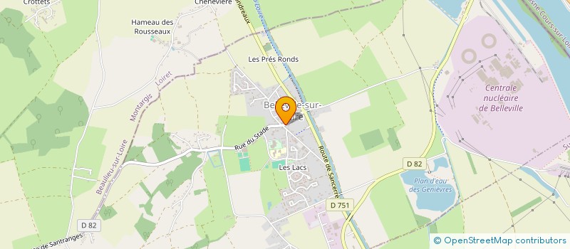 localisation de l'entreprise MONSIEUR PATRICK RUELLE à BELLEVILLE-SUR-LOIRE