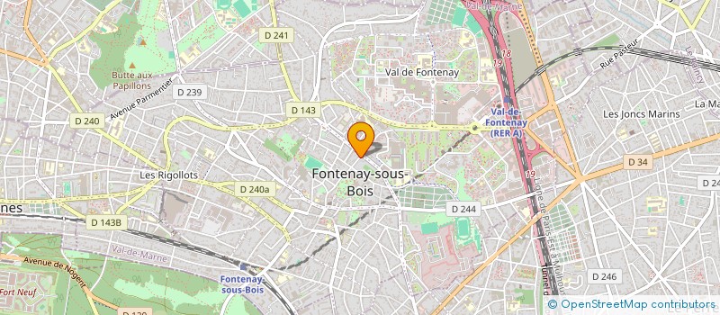 localisation de l'entreprise MONSIEUR PATRICK RUFFIN à FONTENAY-SOUS-BOIS