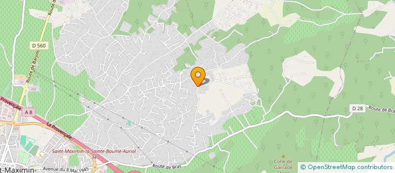 localisation de l'entreprise MONSIEUR PATRICK RUGGIRELLO à SAINT-MAXIMIN-LA-SAINTE-BAUME