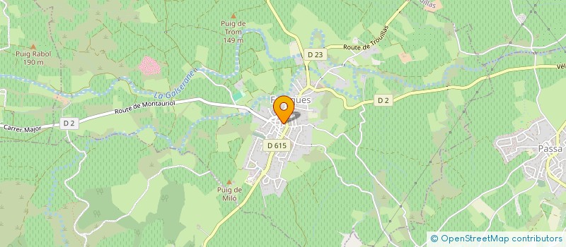 localisation de l'entreprise MONSIEUR PATRICK SAEZ  FOURQUES