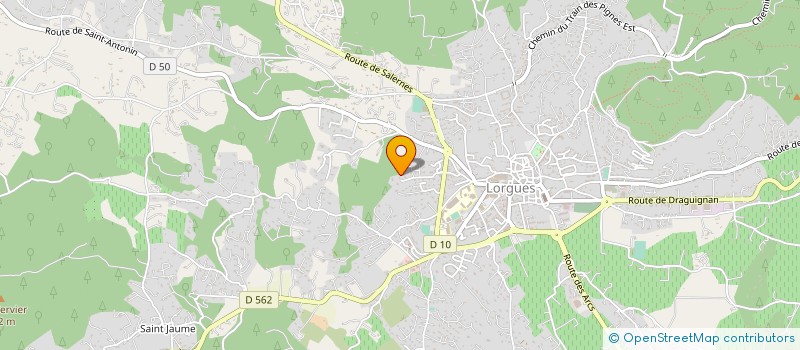 localisation de l'entreprise MONSIEUR PATRICK SAILLARD  LORGUES