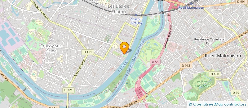 localisation de l'entreprise MONSIEUR PATRICK SAINT CLIVIER  CROISSY-SUR-SEINE