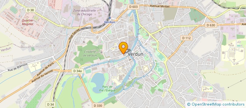 localisation de l'entreprise MONSIEUR PATRICK SAINT-VANNE à VERDUN