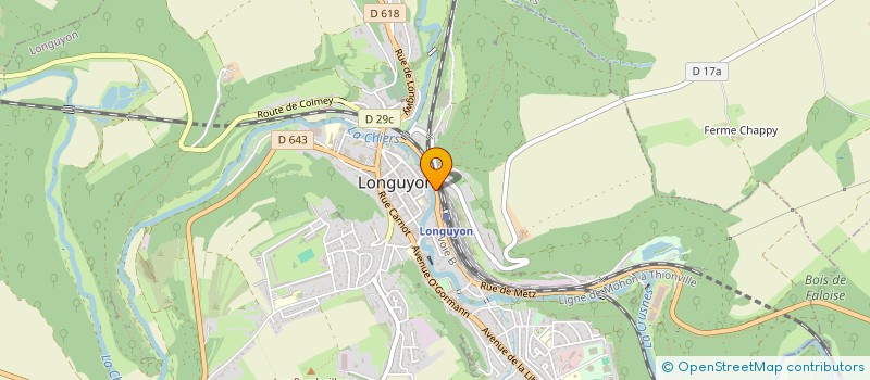 localisation de l'entreprise MONSIEUR PATRICK SAINT VANNES  LONGUYON