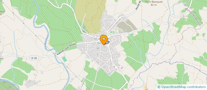 localisation de l'entreprise MONSIEUR PATRICK SAISSET  MURVIEL-LES-BEZIERS