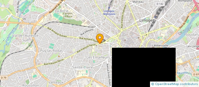 localisation de l'entreprise MONSIEUR PATRICK SALA à LIMOGES