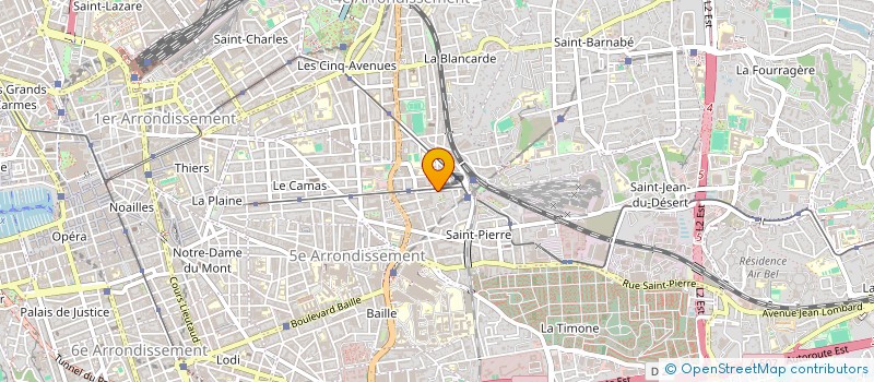 localisation de l'entreprise MONSIEUR PATRICK SALADINI à MARSEILLE