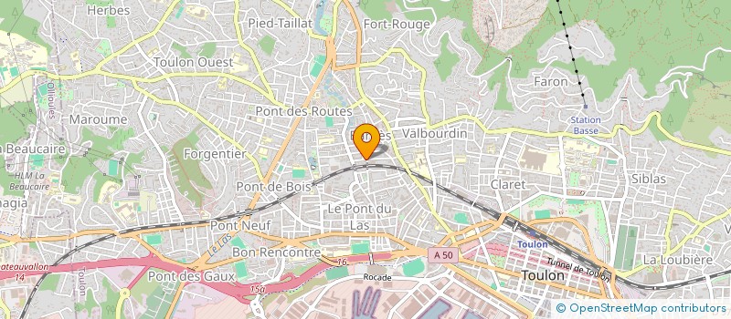 localisation de l'entreprise MONSIEUR PATRICK SALAUN  TOULON