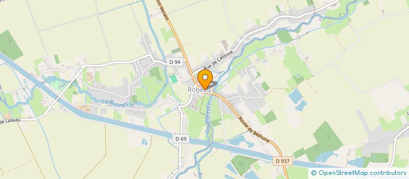 localisation de l'entreprise MONSIEUR PATRICK SALAUN  ROBECQ