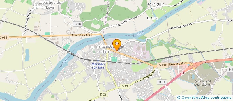 localisation de l'entreprise MONSIEUR PATRICK SALES  MARSSAC-SUR-TARN