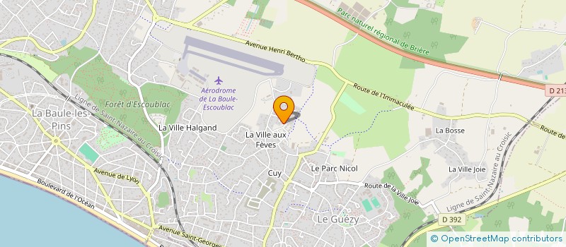 localisation de l'entreprise MONSIEUR PATRICK SALIOU à LA BAULE-ESCOUBLAC