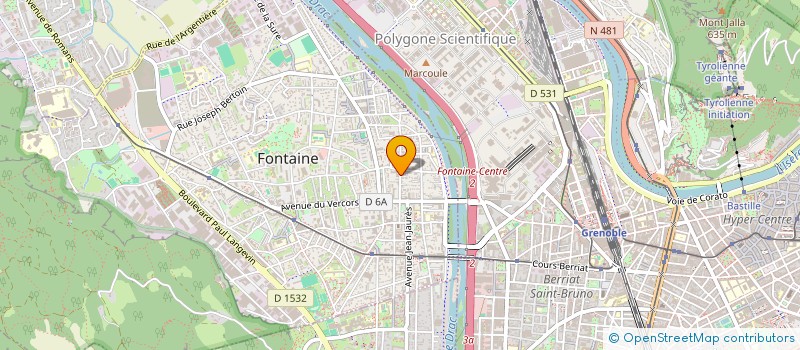 localisation de l'entreprise MONSIEUR PATRICK SALLE  FONTAINE