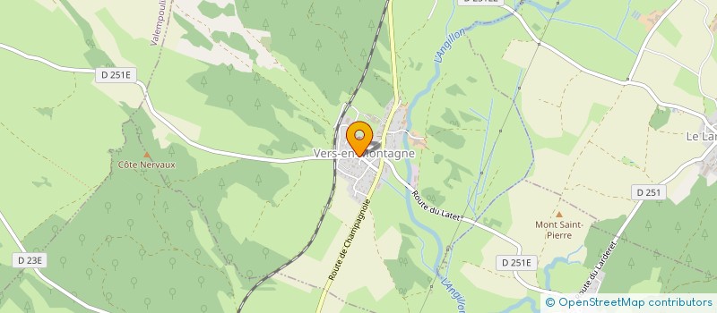 localisation de l'entreprise MONSIEUR PATRICK SALOMON  VERS-EN-MONTAGNE