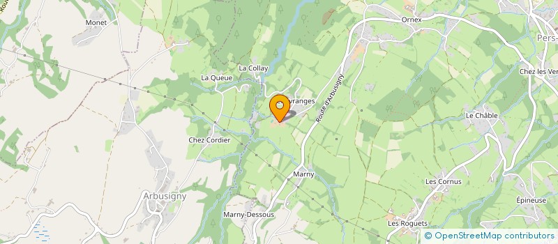 localisation de l'entreprise MONSIEUR PATRICK SALVI  PERS-JUSSY