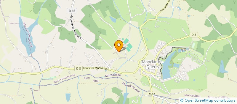 localisation de l'entreprise MONSIEUR PATRICK SANCHES  MONCLAR-DE-QUERCY