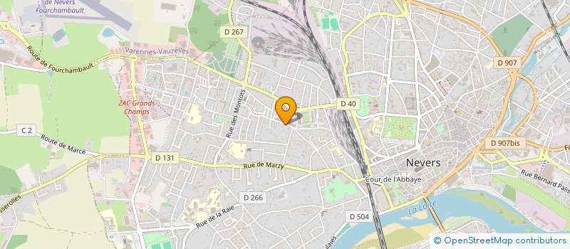 localisation de l'entreprise MONSIEUR PATRICK SANCHEZ à NEVERS
