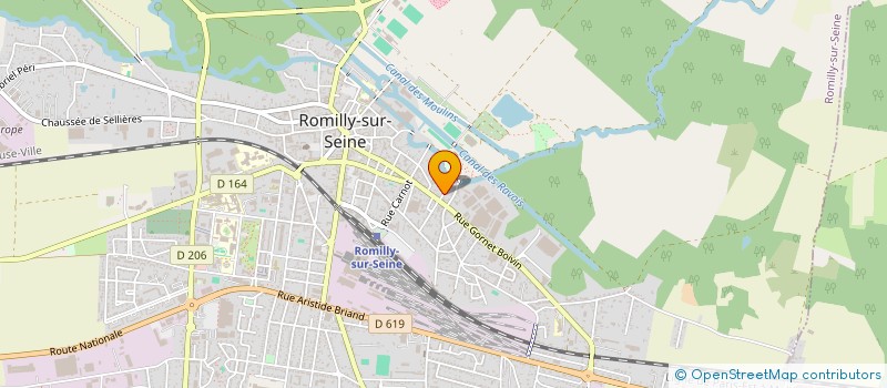 localisation de l'entreprise MONSIEUR PATRICK SANDOZ  ROMILLY-SUR-SEINE