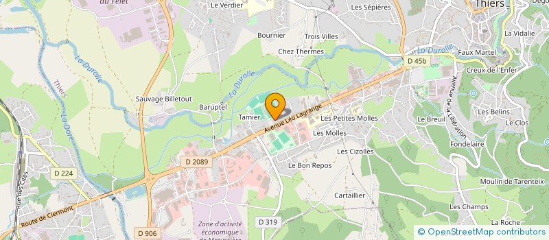 localisation de l'entreprise MONSIEUR PATRICK SANNAJUST à THIERS