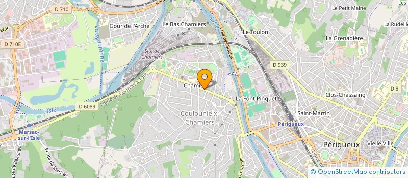 localisation de l'entreprise MONSIEUR PATRICK SANSON  COULOUNIEIX-CHAMIERS