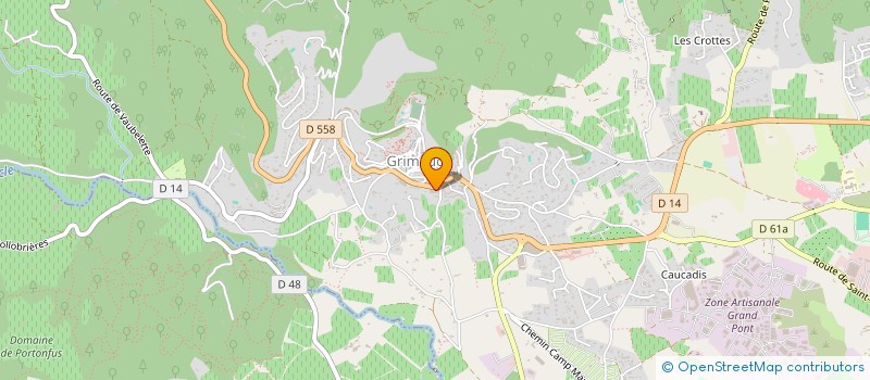 localisation de l'entreprise MONSIEUR PATRICK SANTA-CRUZ  GRIMAUD