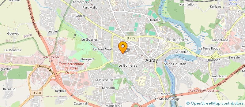 localisation de l'entreprise MONSIEUR PATRICK SANTARELLI à AURAY