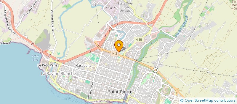 localisation de l'entreprise MONSIEUR PATRICK SAPHORE à SAINT-PIERRE