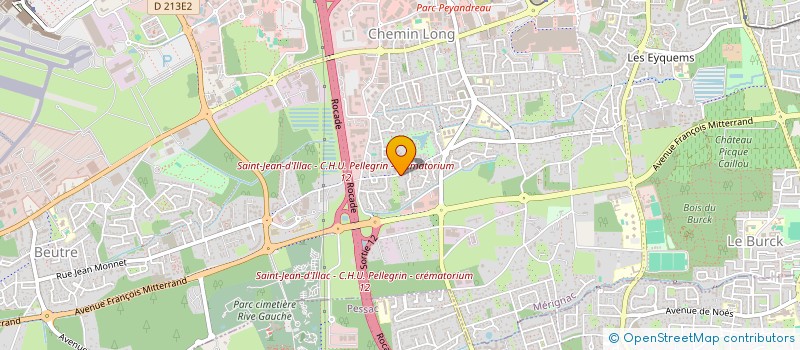 localisation de l'entreprise MONSIEUR PATRICK SAPHY à MERIGNAC