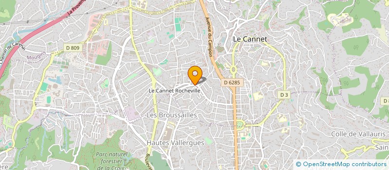 localisation de l'entreprise MONSIEUR PATRICK SAPPIA à LE CANNET