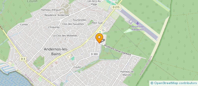 localisation de l'entreprise MONSIEUR PATRICK SARDA  ANDERNOS-LES-BAINS