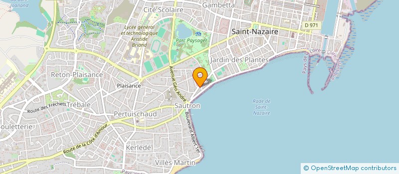 localisation de l'entreprise MONSIEUR PATRICK SARDAIS  SAINT-NAZAIRE